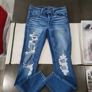 American eagle light blue next level jeggings